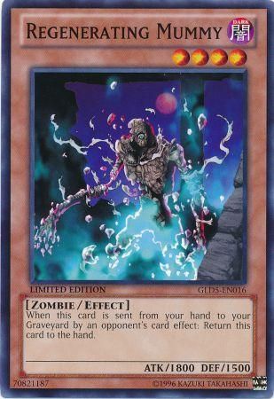 Regenerating Mummy - GLD5-EN016 - Common - Limited Edition available at 401 Games Canada