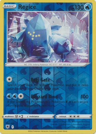 Regice - 037/189 - Rare - Reverse Holo available at 401 Games Canada