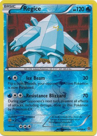 Regice - 24/98 - Rare - Reverse Holo available at 401 Games Canada