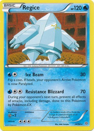 Regice - 24/98 - Rare available at 401 Games Canada