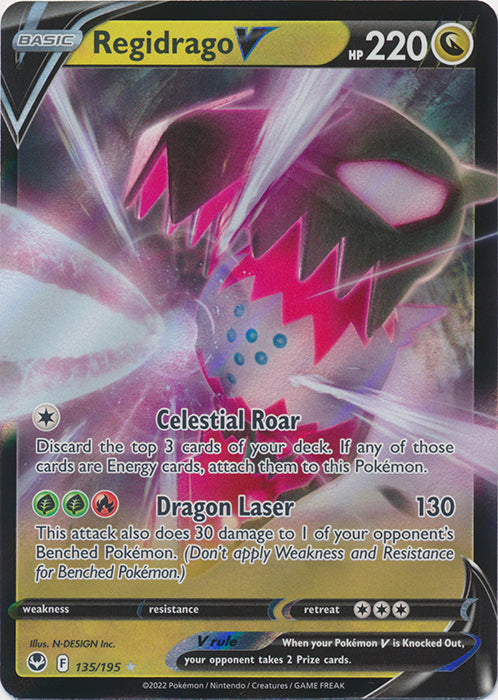 Regidrago V - 135/195 - Ultra Rare available at 401 Games Canada