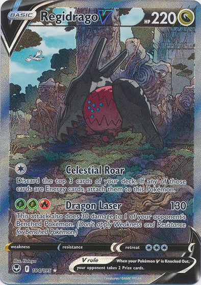 Regidrago V - 184/195 - Alternate Art Ultra Rare available at 401 Games Canada