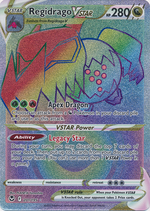 401 Games Canada - Regidrago VSTAR - 201/195 - Hyper Rare 401 Games Canada - Regidrago VSTAR - 201/195 - Hyper Rare