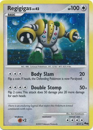 Regigigas - 4/17 - Holo available at 401 Games Canada