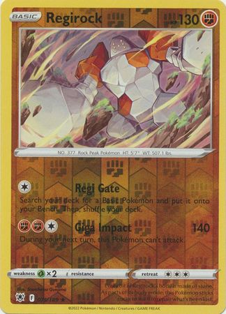 Regirock - 075/189 - Rare - Reverse Holo available at 401 Games Canada