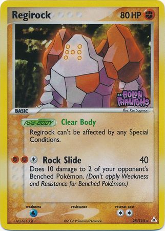 Regirock - 28/110 - Rare - Reverse Holo available at 401 Games Canada