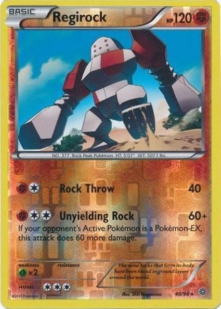 Regirock - 40/98 - Rare - Reverse Holo available at 401 Games Canada