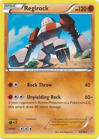 Regirock - 40/98 - Rare available at 401 Games Canada
