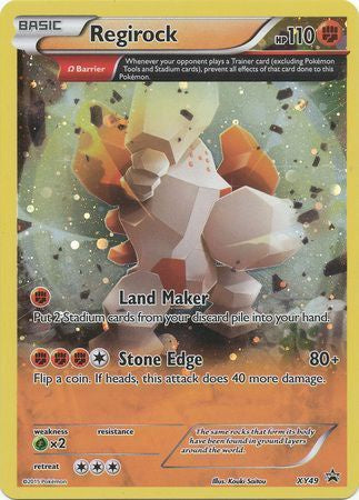 Regirock - XY49 - Holo Promo available at 401 Games Canada