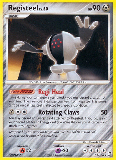 Registeel - 39/146 - Rare available at 401 Games Canada