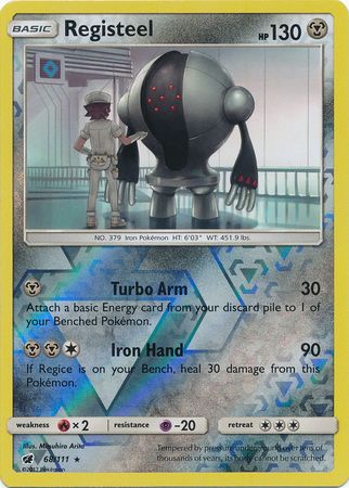 Registeel - 68/111 - Rare - Reverse Holo available at 401 Games Canada