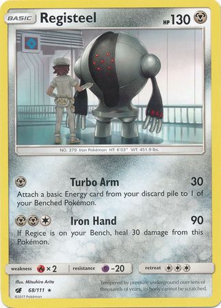 Registeel - 68/111 - Rare available at 401 Games Canada