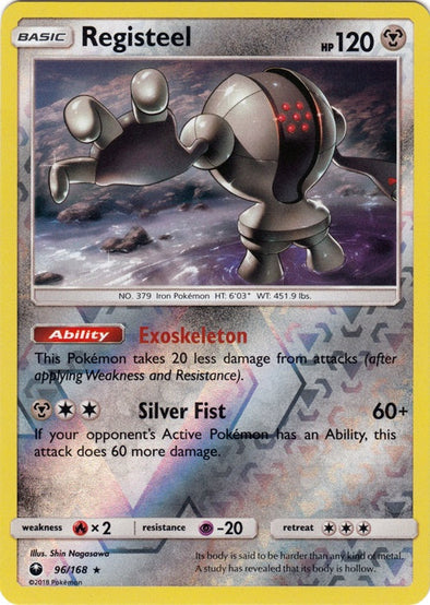 Registeel - 96/168 - Rare - Reverse Holo available at 401 Games Canada