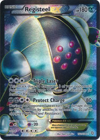 Registeel EX - 122/124 - Full Art Ultra Rare available at 401 Games Canada