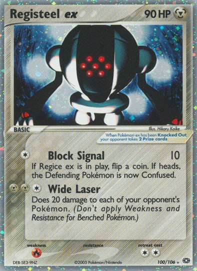 Registeel ex - 100/106 - Ultra Rare available at 401 Games Canada