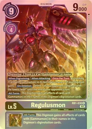 Regulusmon - RB1-030 - Rare (Foil) available at 401 Games Canada