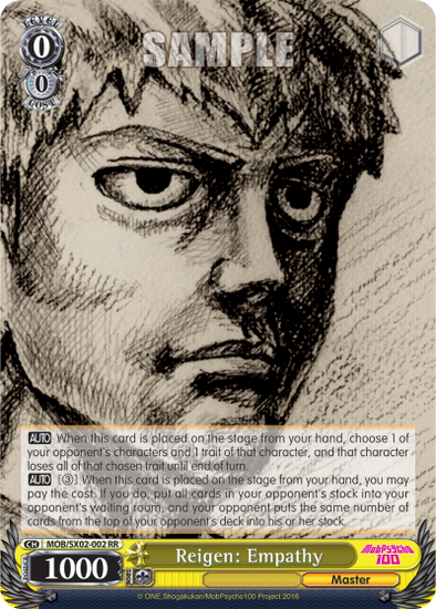 Reigen: Empathy - MOB/SX02-002 - Double Rare available at 401 Games Canada