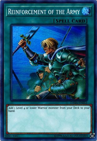 Reinforcement of the Army - DASA-EN053 - Super Rare - Unlimited available at 401 Games Canada