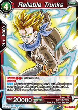 Reliable Trunks - BT3-010 - Rare available at 401 Games Canada