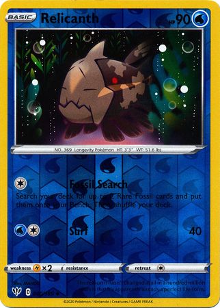 Relicanth - 040/189 - Uncommon - Reverse Holo available at 401 Games Canada