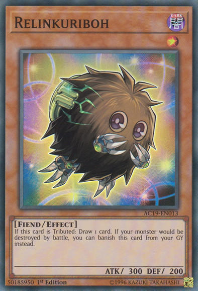 Relinkuriboh - AC19-EN013 - Super Rare - 1st Edition available at 401 Games Canada