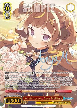 Reminiscence, Anya Melfissa (SSP) - HOL/W104-E078SSSP - Super Special Rare available at 401 Games Canada