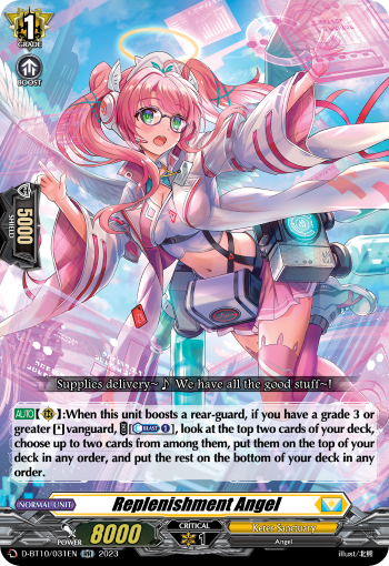 Replenishment Angel - D-BT10/031 - Double Rare available at 401 Games Canada