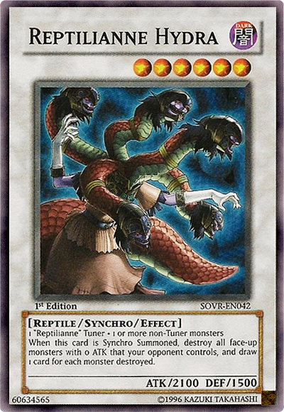 Reptilianne Hydra - SOVR-EN042 - Super Rare - 1st Edition available at 401 Games Canada