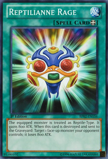 Reptilianne Rage - BP02-EN156 - Common - 1st Edition available at 401 Games Canada