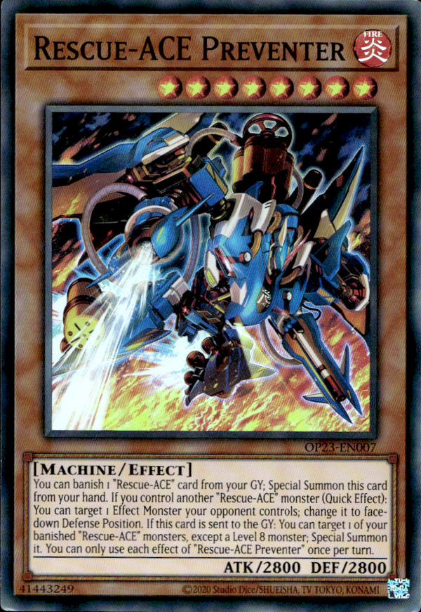 Rescue-ACE Preventer - OP23-EN007 - Super Rare - Unlimited