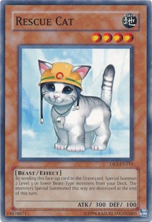 Rescue Cat - DR3-EN153 - Common available at 401 Games Canada