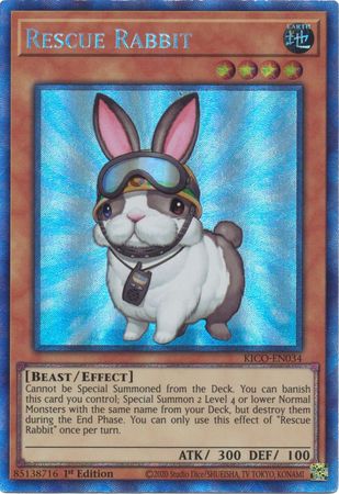 Rescue Rabbit - KICO-EN034 - Collector's Rare - 1st Edition available at 401 Games Canada