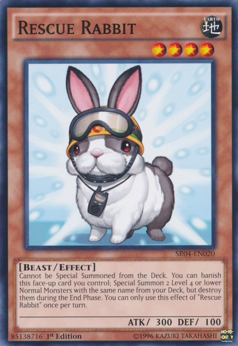 Rescue Rabbit - SR04-EN020 - Common - 1st Edition available at 401 Games Canada