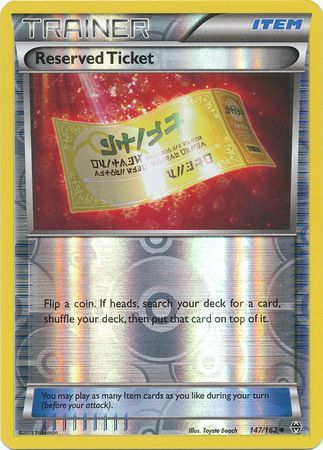 Reserved Ticket - 147/162 - Uncommon - Reverse Holo available at 401 Games Canada