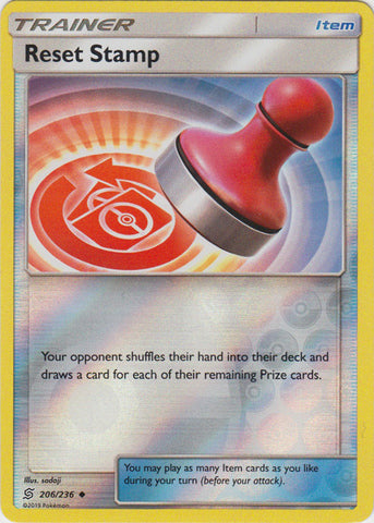 Reset Stamp - 206/236 - Uncommon - Reverse Holo available at 401 Games Canada