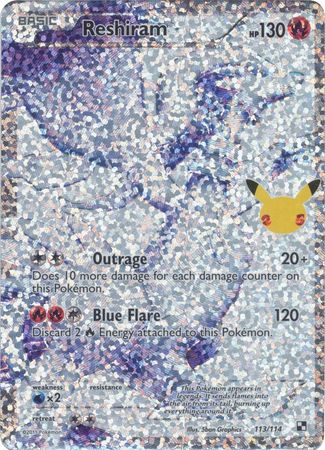 401 Games Canada - Reshiram - 113/114 - Ultra Rare (Classic Collection) 401 Games Canada - Reshiram - 113/114 - Ultra Rare (Classic Collection)
