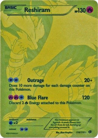 gold reshiram pokemon card 401 Games Canada - Reshiram - 114/113