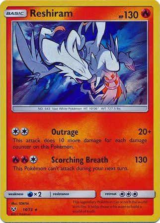 Reshiram - 14/73 - Holo Rare available at 401 Games Canada