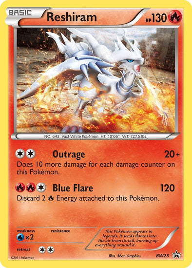 Reshiram - BW23 - Holo Promo available at 401 Games Canada