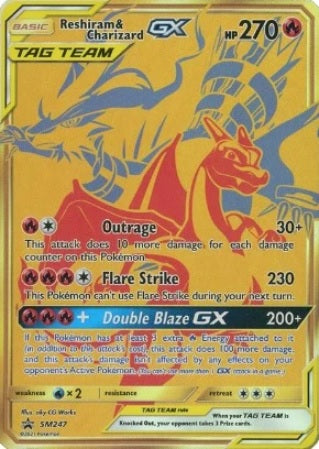 Reshiram & Charizard GX - SM247 - Promo available at 401 Games Canada