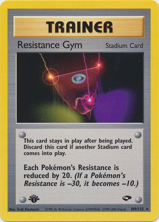 Resistance Gym - 109/132 - Rare - 1st Edition available at 401 Games Canada