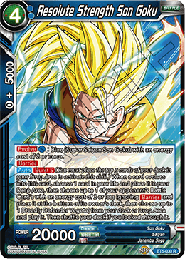 Resolute Strength Son Goku - BT5-030 - Rare available at 401 Games Canada