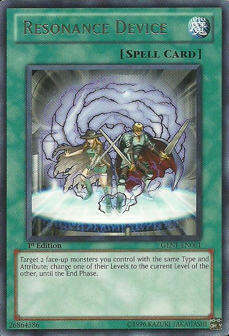 Resonance Device - GENF-EN061 - Rare - 1st Edition available at 401 Games Canada