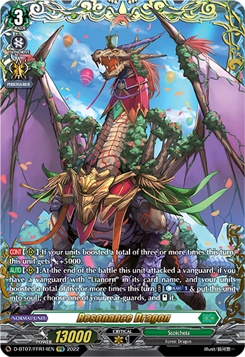 Resonance Dragon - D-BT07/FFR14 - Double Frame Rare available at 401 Games Canada