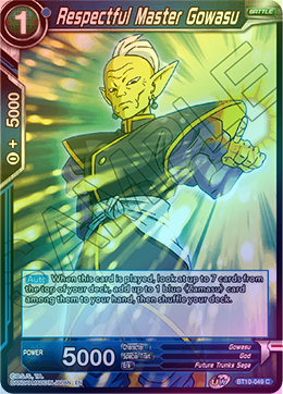 Respectful Master Gowasu - BT10-049 - Common (FOIL) available at 401 Games Canada