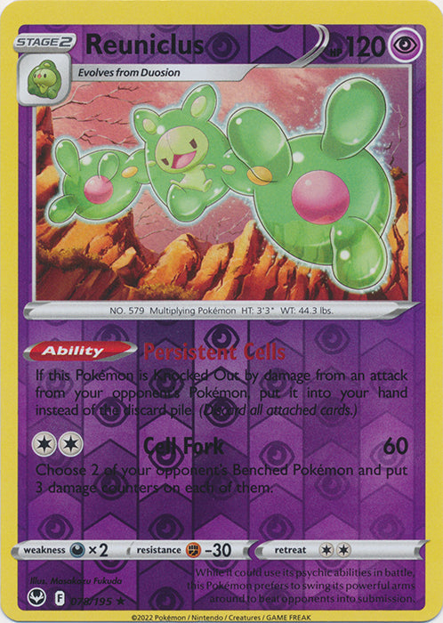 Reuniclus - 078/195 - Holo Rare - Reverse Holo available at 401 Games Canada