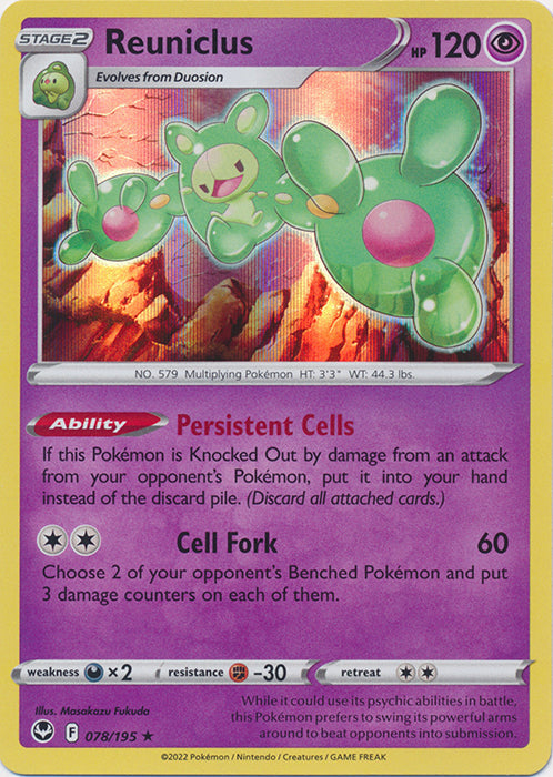 Reuniclus - 078/195 - Holo Rare available at 401 Games Canada