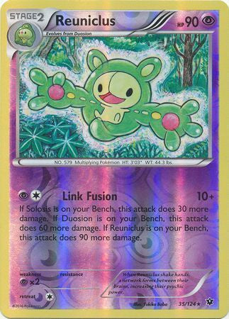 Reuniclus - 35/124 - Rare - Reverse Holo available at 401 Games Canada