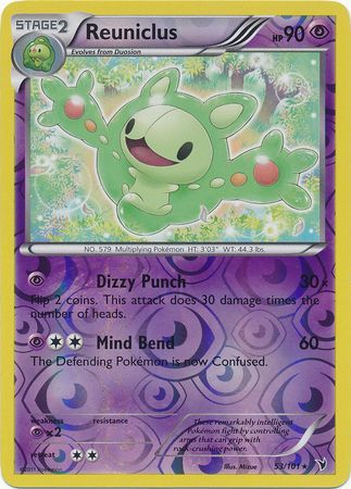 Reuniclus - 53/101 - Rare - Reverse Holo available at 401 Games Canada