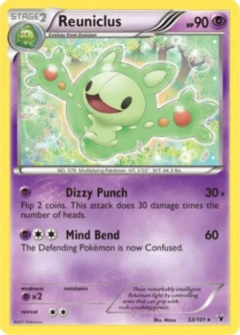 Reuniclus - 53/101 - Rare available at 401 Games Canada